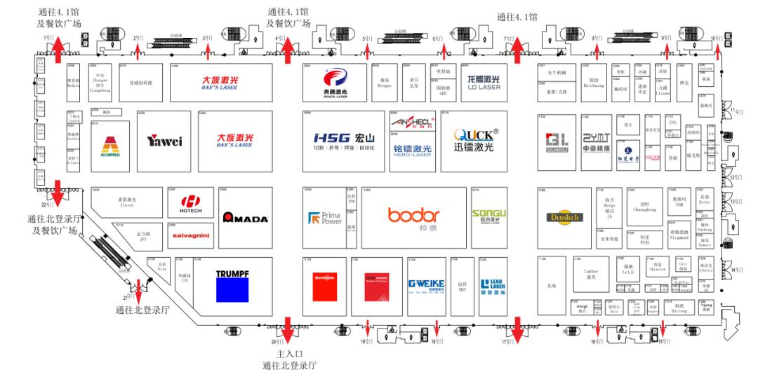 @所有观众：中国工博会机床展展位图首发！了解更多精彩活动请戳→插图4